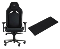 SMX Fotel gamingowy Semeru + Speed Mouse Mat XL Black - 1351855 - zdjęcie 1